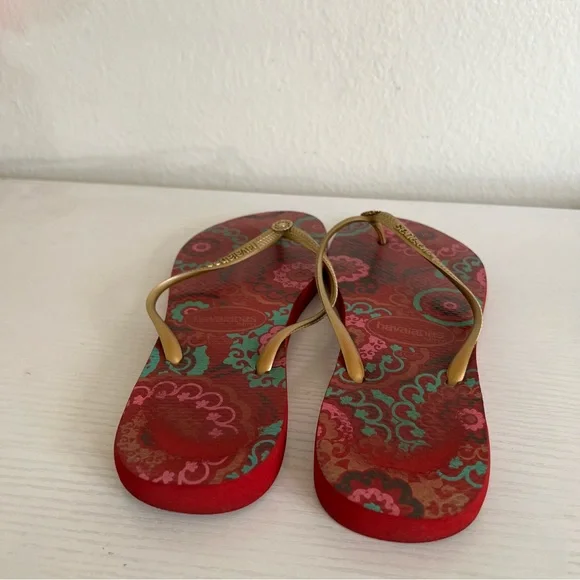 Havaianas | Printed Slim Flip Flops - Picture 3 of 6